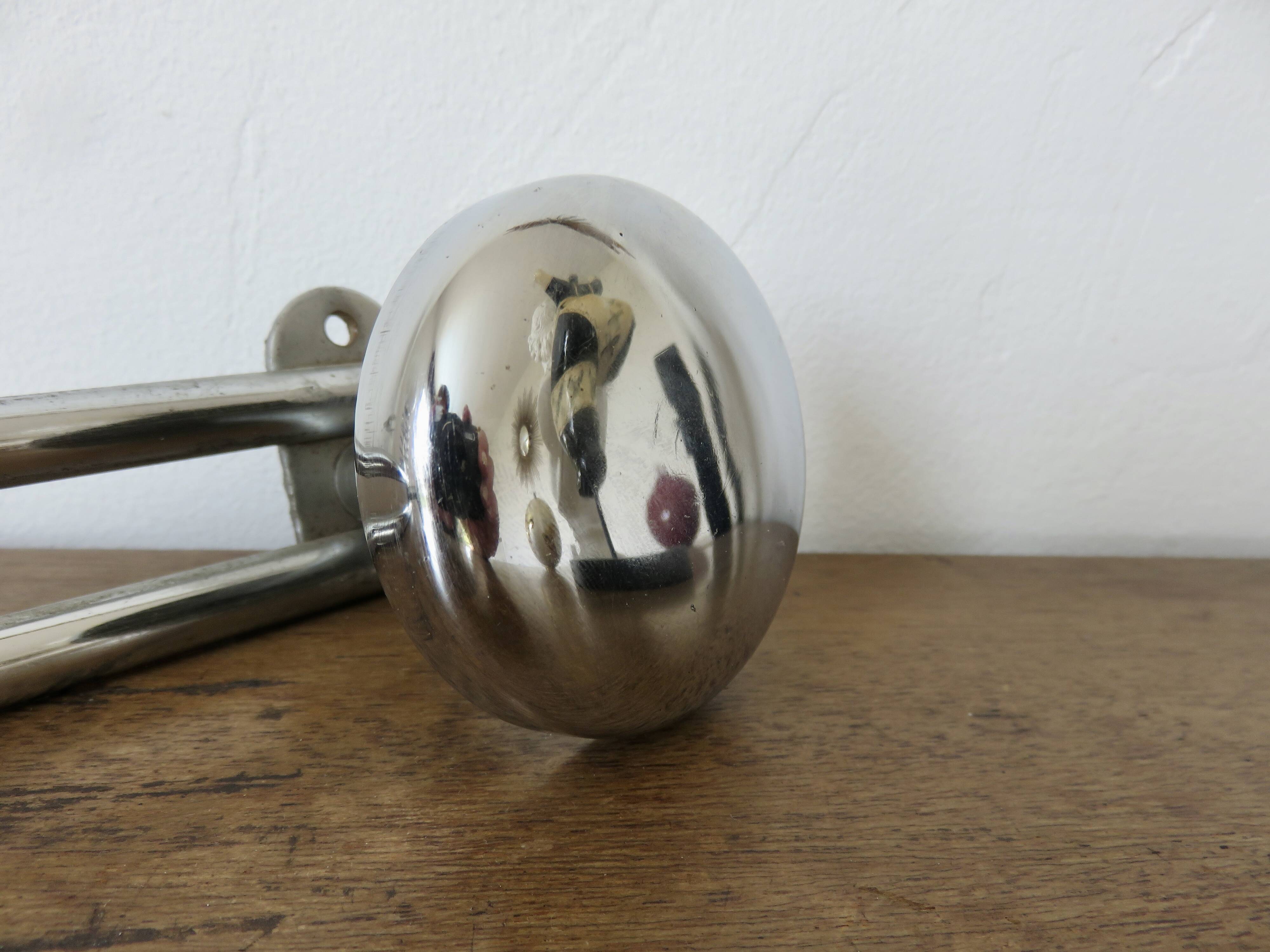 Porte manteau en métal chromé années 70