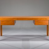 Mid-century modern teak writing desk, 1970s