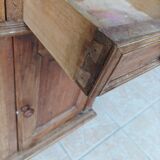 Vintage walnut vanity