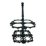 Vintage cast iron bottle rack