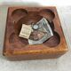 Empty teak pocket, 70s