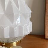Antique glass globe skyscraper table desk lamp