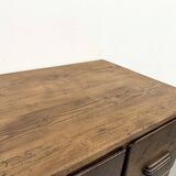 Meuble de métier ancien à 12 tiroirs, circa 1900