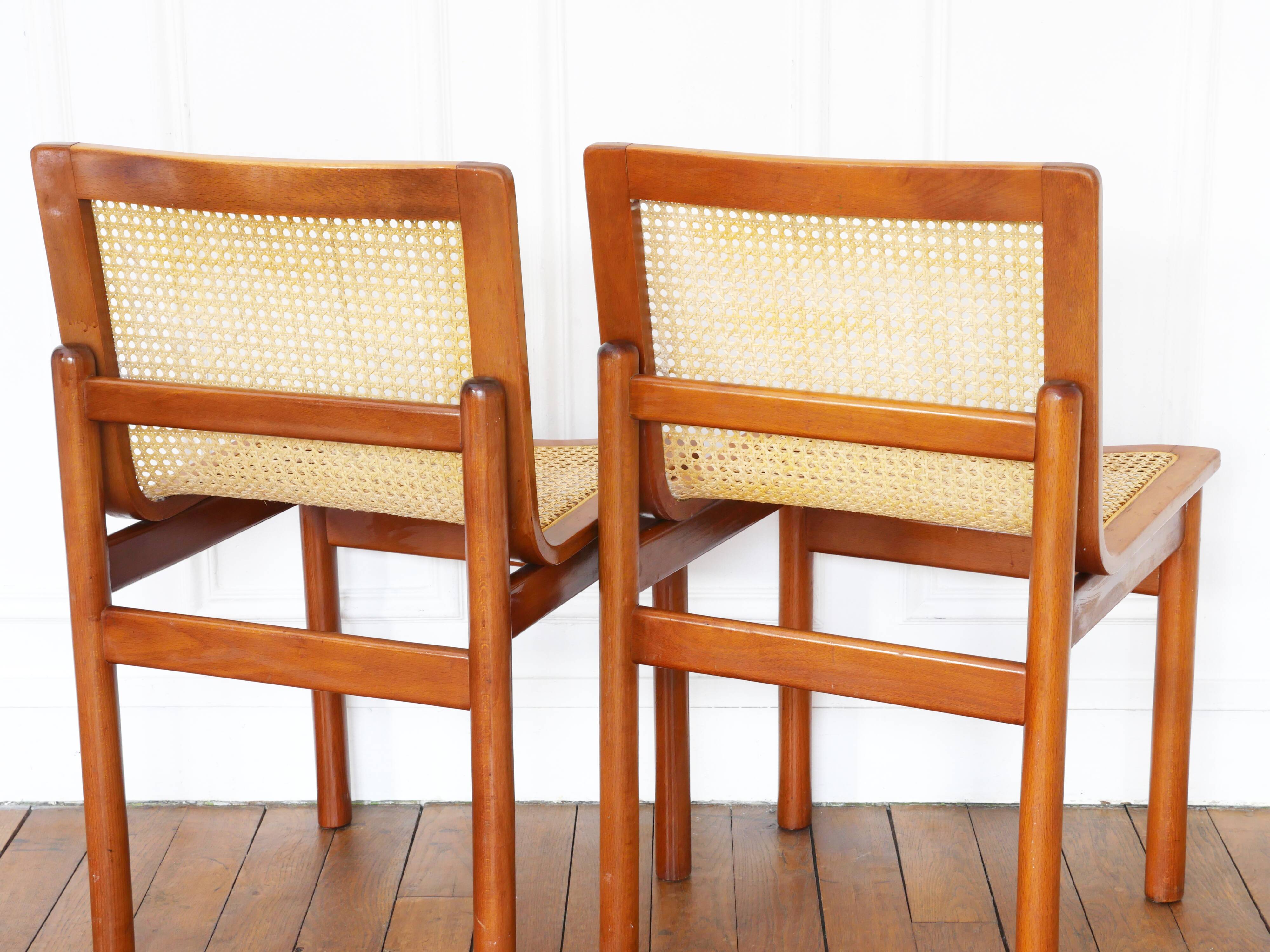 2 Cane chairs - Cane seats redone