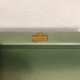 Old locker door documents Colombia metal