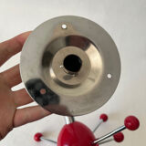 Vintage red Sputnik coat rack