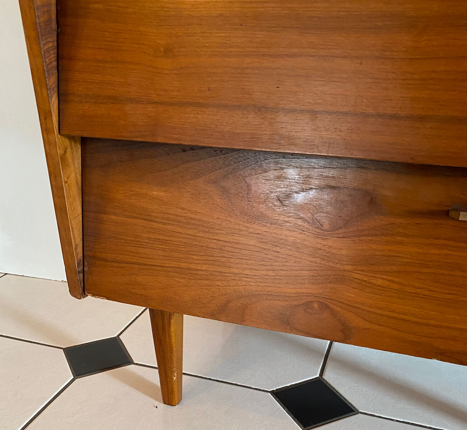 Vintage shoe cabinet 60s