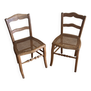 Lot de deux chaises ancienne