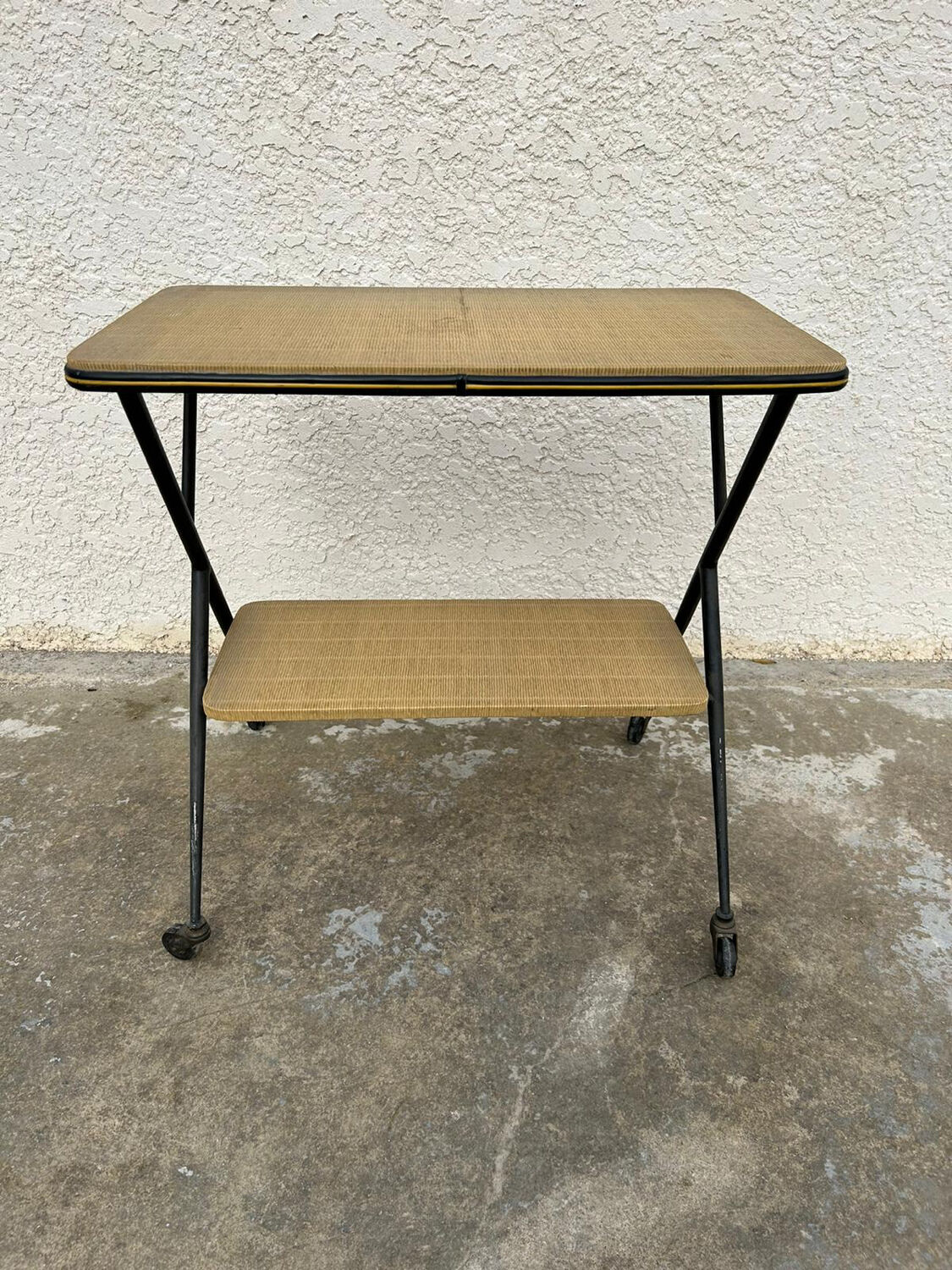 50s trolley on wheels