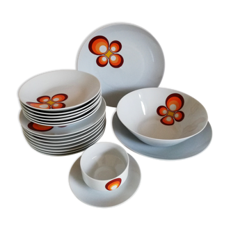 Service assiettes Winterling Bavaria 1970