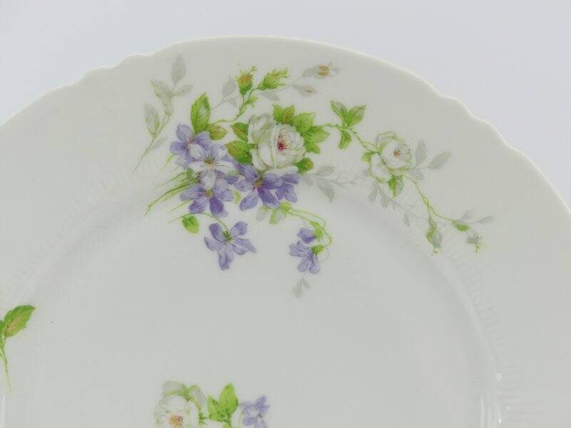 Old porcelain heel plate from Limoges