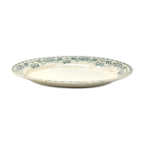 Green ceramic platter frieze