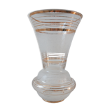 Granite vase gilded bordered years 50-60