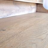 Old oak sideboard and shelf