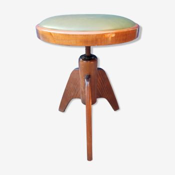 Tripod piano stool with screws