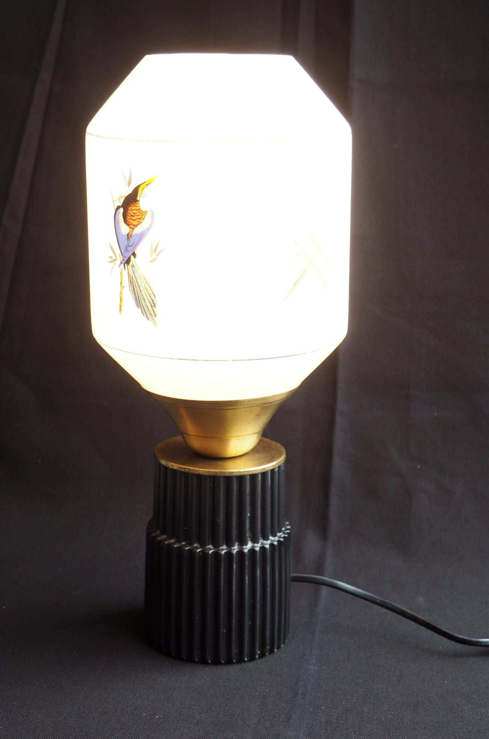 Grande lampe oiseaux
