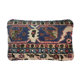 Vintage turkish rug cushion cover, 30 x 50 cm