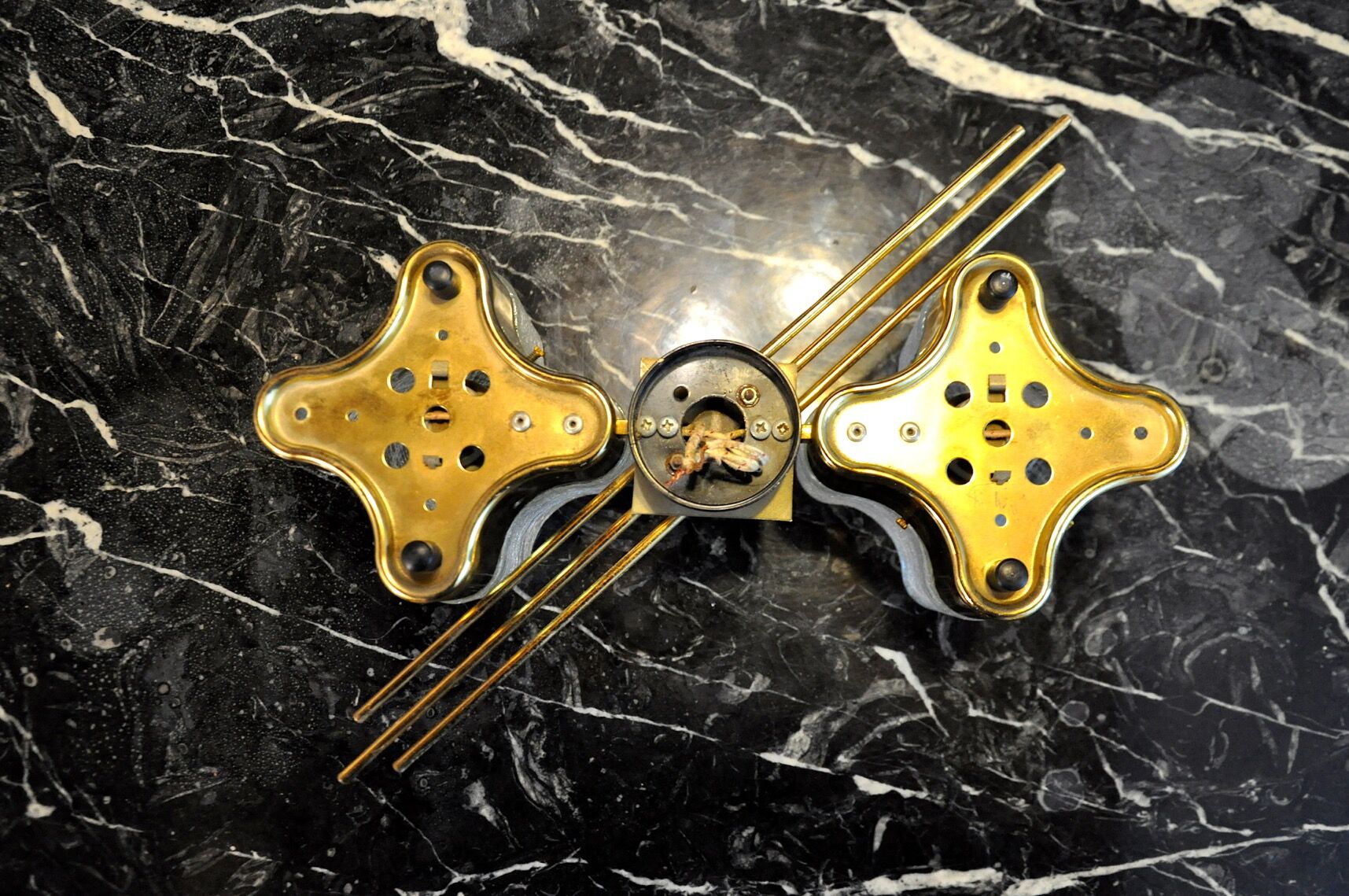 Applique maison Sciolari 2 feux Murano Italie 1970