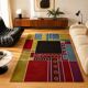 Tisca "Krumi" hand-tufted wool rug, France 1990s
