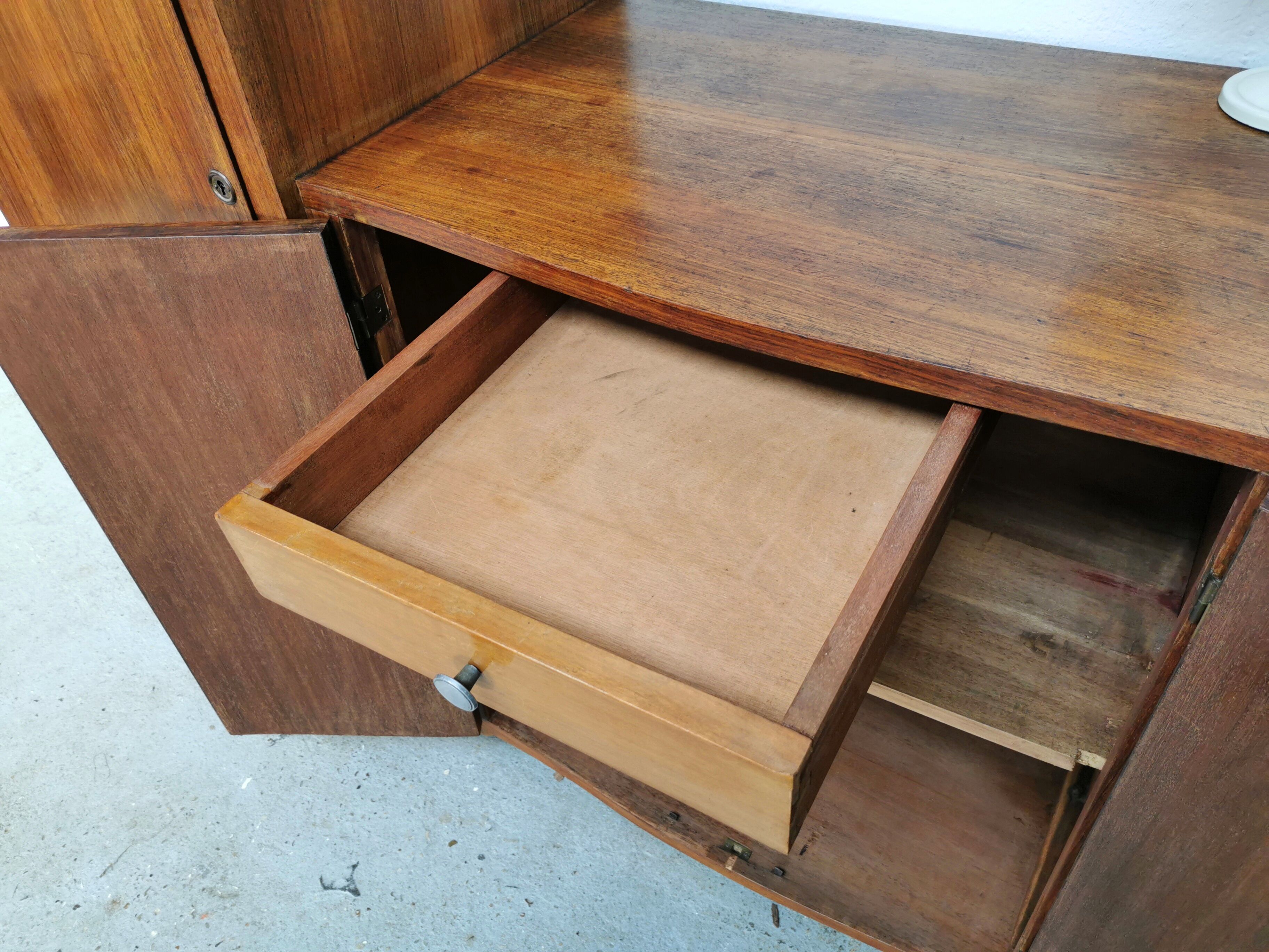 Vintage asymmetrical wardrobe