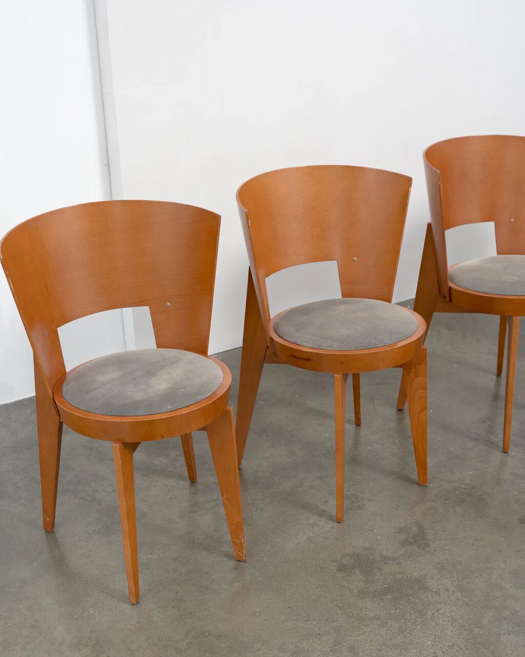 Set of 4 "Ola" dining chairs designed by Pascal Mourgue