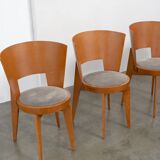 Set of 4 "Ola" dining chairs designed by Pascal Mourgue