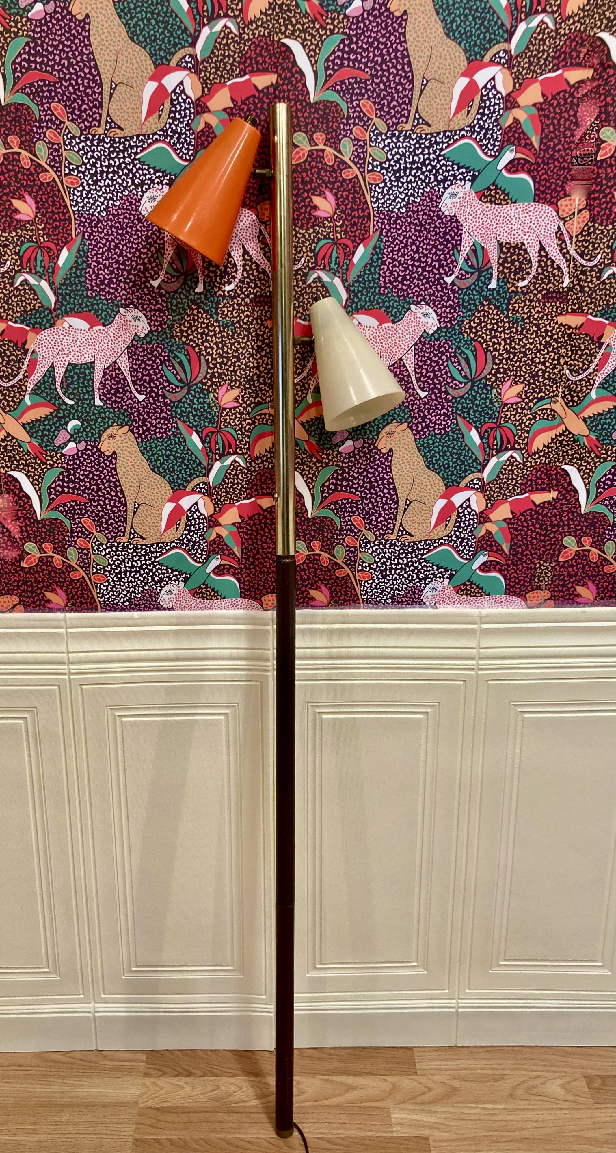 American floor lamp, 1950s design.