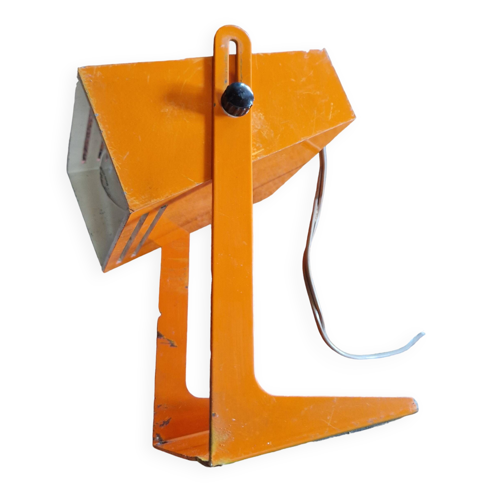 Orange space age spot lamp 1970