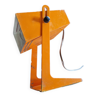 Orange space age spot lamp 1970