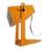 Orange space age spot lamp 1970