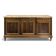 Mahogany and breccia marble sideboard
