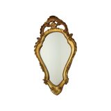 Mid Century Crested Mirror Classic Gold Mirror France