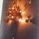 Monumental Vintage Wall Lamp with Golden Leaf Decor by Hans Kögl, 1960s