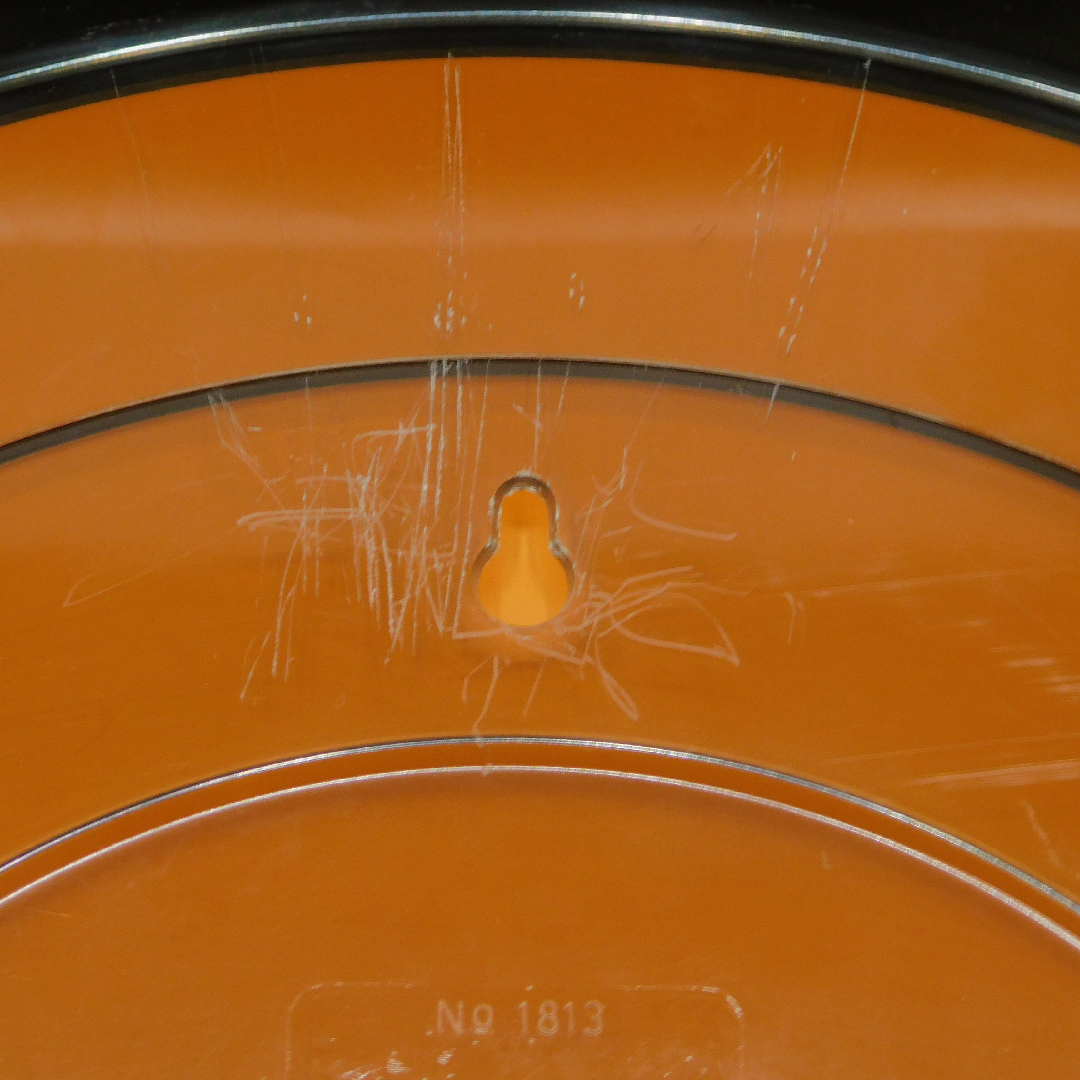 Gilac smoked plastic mirror from the 70s - 40 cm