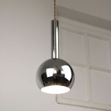 Vintage chrome pendant lamp