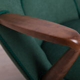 Model 345 armchairs by J. Jędrachowicz i K. Racinowski for Poznan Furniture Factory, 1950s, Set of 2