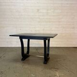 Table de jeux art deco avec plateau dépliant