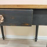 Small restored farm table