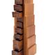 Wooden drawers jewelry box, Italy 1970s