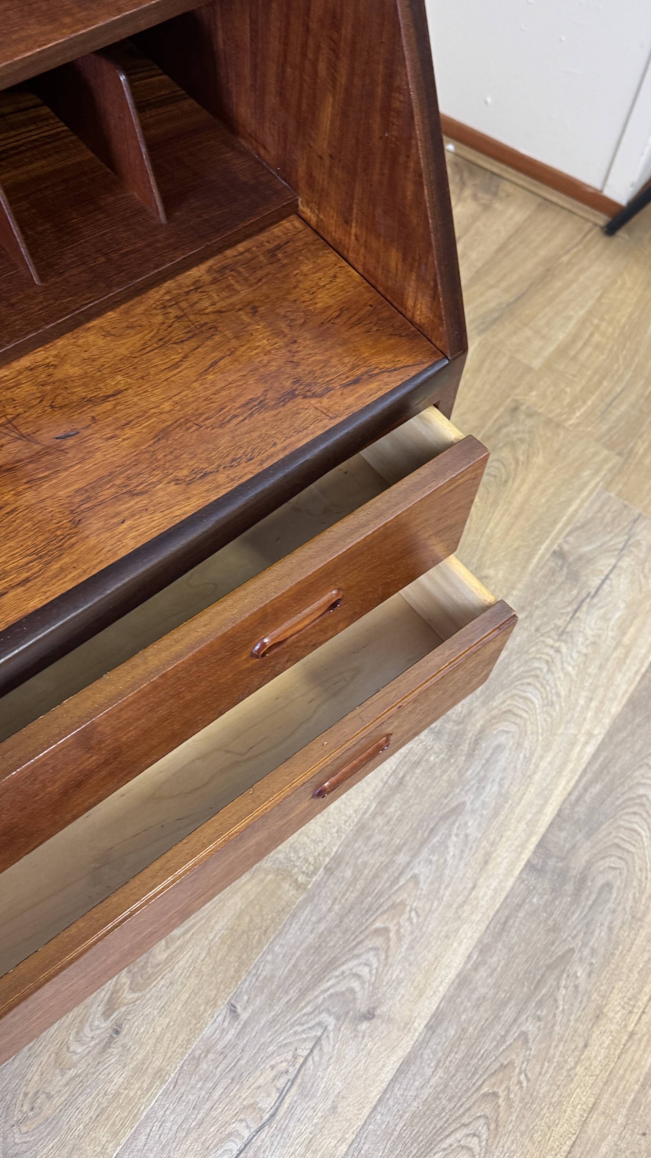 Mid century secretaire desk