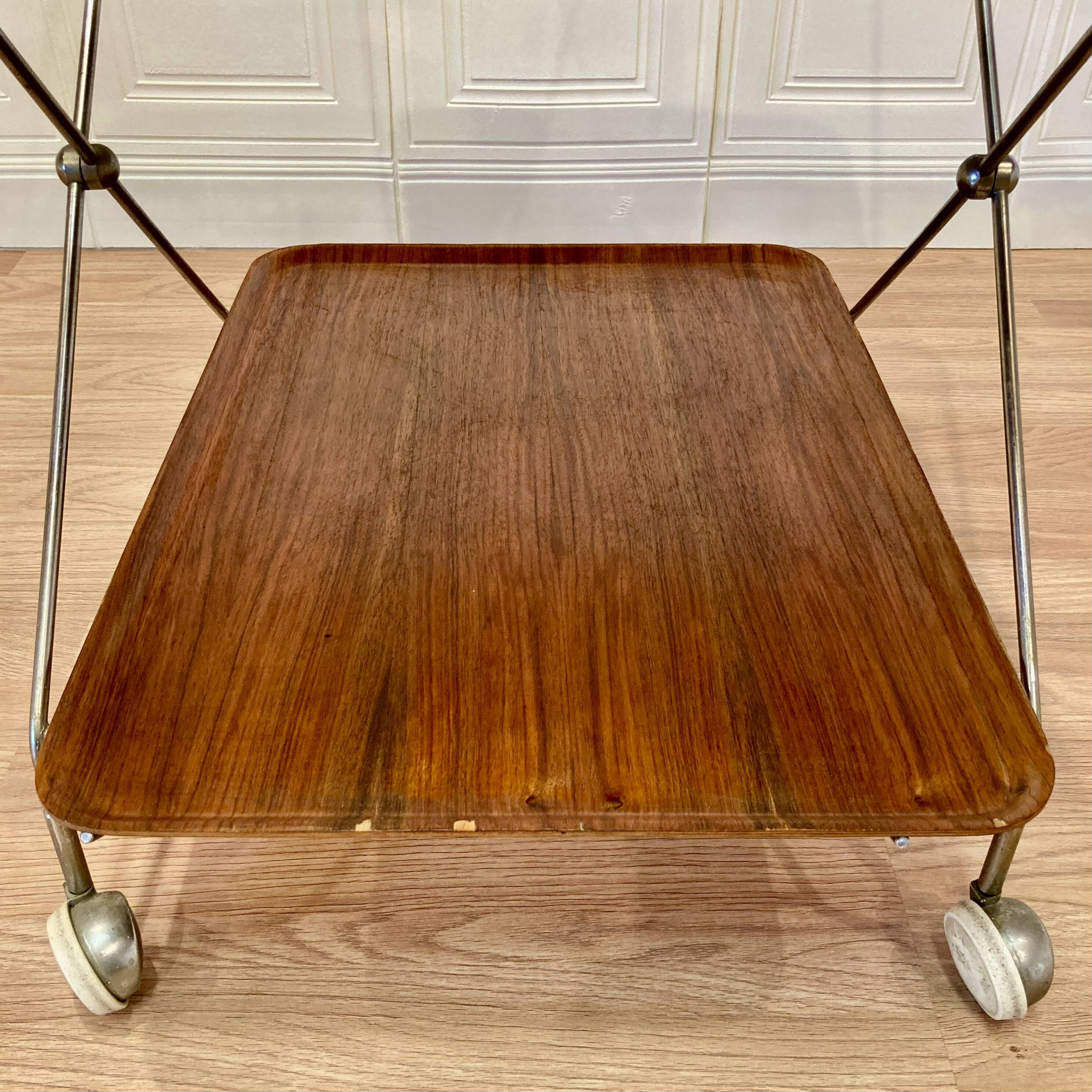 MODULAR SCANDINAVIAN DESSERT TABLE "PAUL NAGEL" 1950.