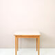Extendable formica table
