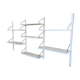 White wall shelving system by Poul Cadovius for Royal System