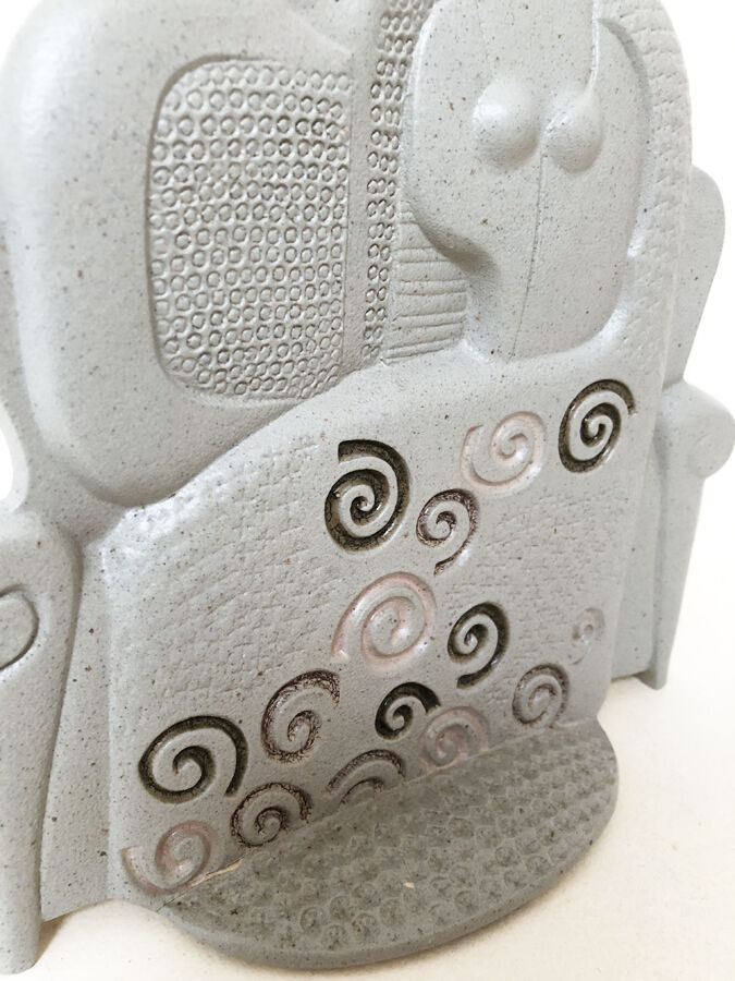 Couple gris, ceramiche chiminazzo, 1970