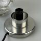 60s 70s table lamp bedside lamp chrome Doria glass space age design