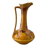Vintage jug vase in glazed ceramic