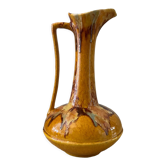Vintage jug vase in glazed ceramic
