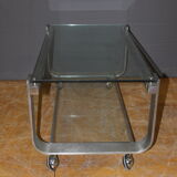Coffee table with two trays circa 1970