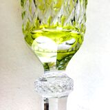 4 Champagne flutes in Lorraine crystal color