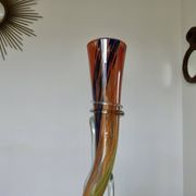 Large soliflore vase made of blown Murano glass, Venetian style, 1970s.
